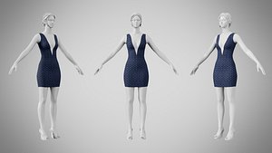 Dress 34 Neon Hexa Grid