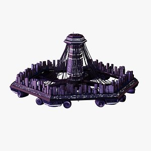 3D model Space City v2