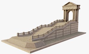 3D model Classic Stairs Gate