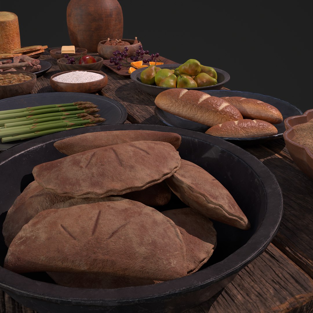 3d Medieval Picnic - Turbosquid 1777059