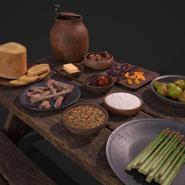 3D Medieval Picnic - TurboSquid 1777059