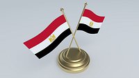 Flag of Egypt 3D Model