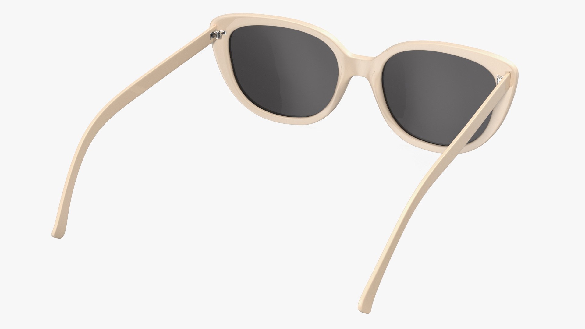 Ivory Frame Cat Eye Glasses 3D Model - TurboSquid 2141581