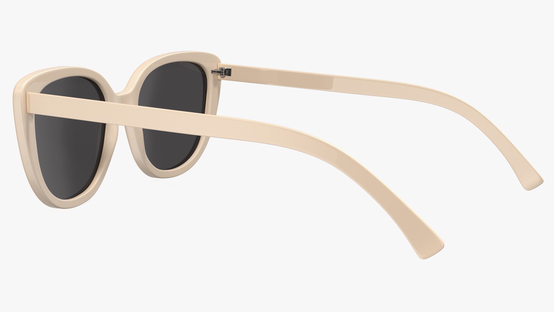 Ivory Frame Cat Eye Glasses 3D Model - TurboSquid 2141581