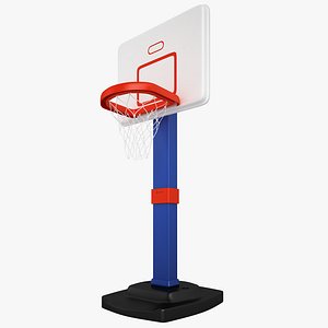 3d basketball hoop b