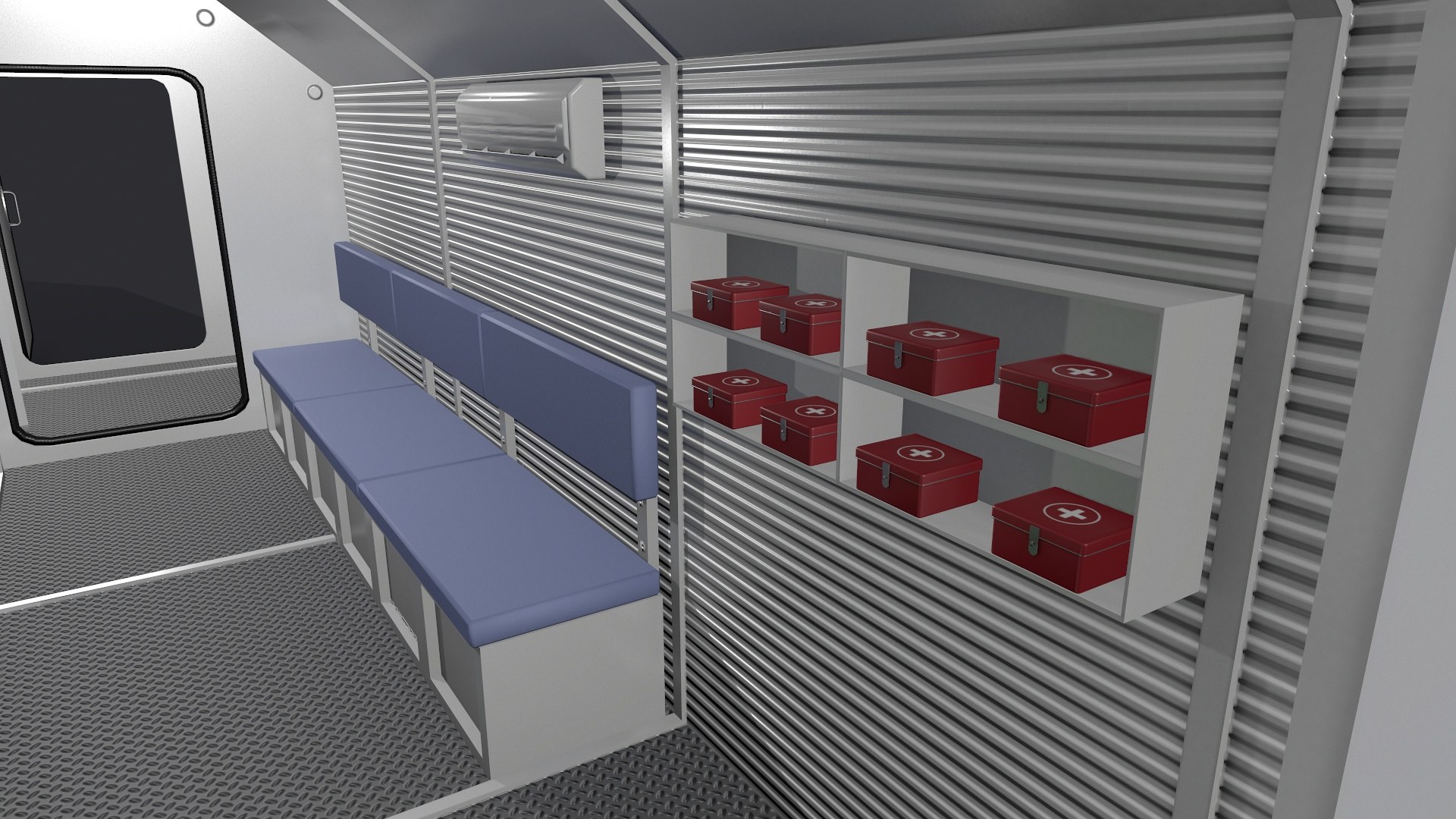 Refuge Chamber Container 3D Model - TurboSquid 1747903