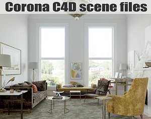 corona scene files - 3D