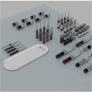 Syringe and Intravenous model