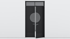 3D model Aluminium door 326