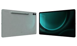 3D Samsung Galaxy Tab S9 FE Plus Green