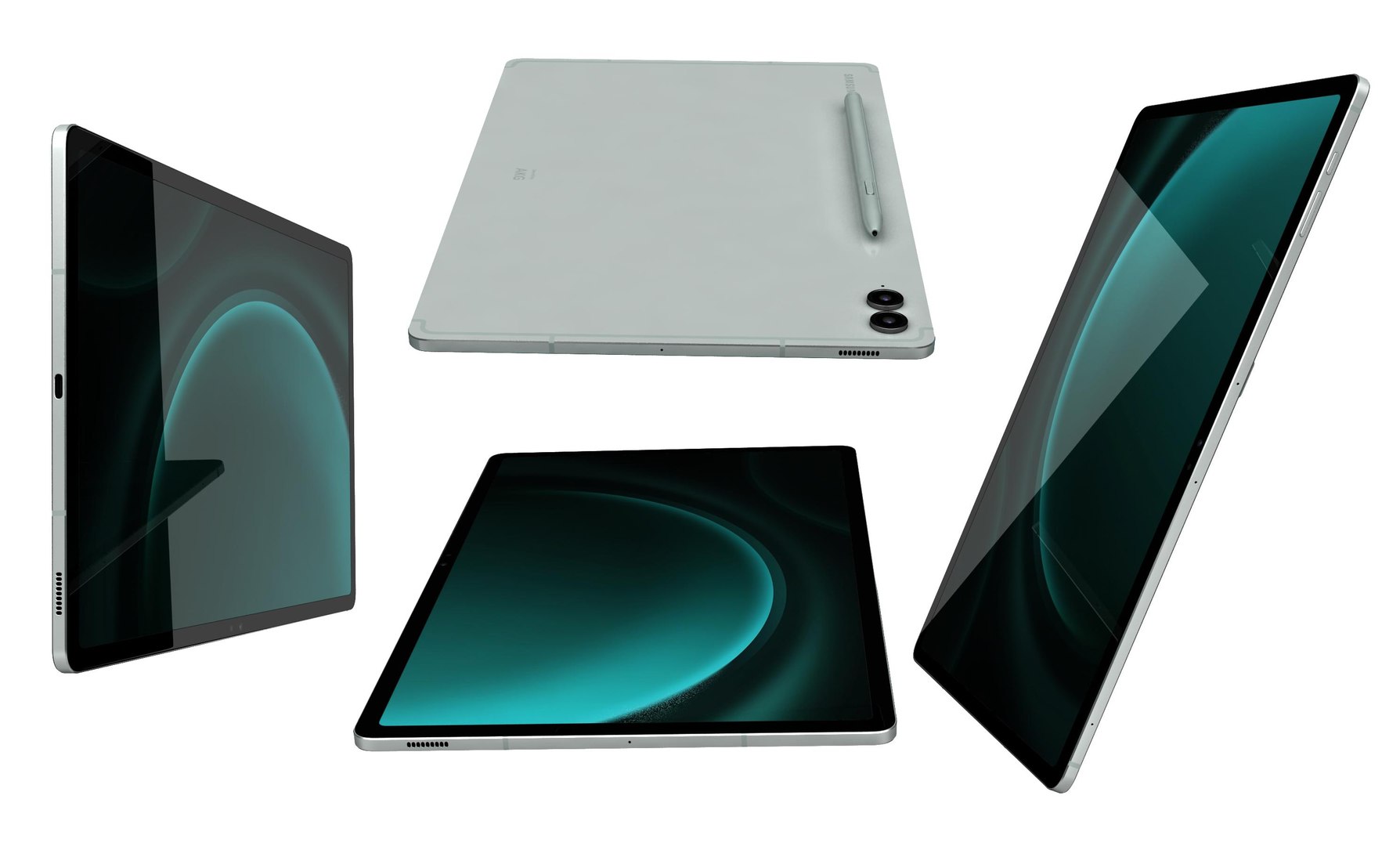 3D Samsung Galaxy Tab S9 FE Plus Green https://p.turbosquid.com/ts-thumb/mR/Dr2yTh/oc/16/jpg/1698640447/1920x1080/fit_q87/0f5a609eeca48ac3c7959c6f035b382a7a5ae52b/16.jpg