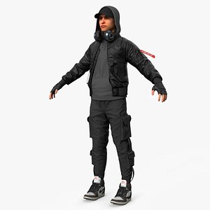 3D Urban Young Man Character