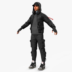 Urban Young Man Character