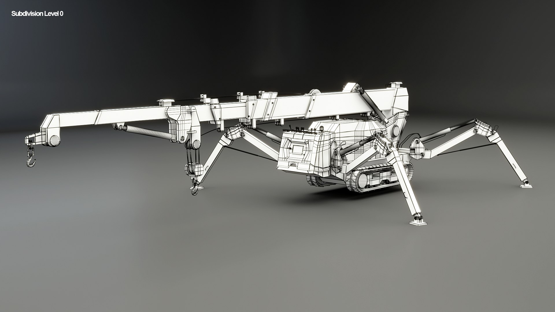 3D Mini Crawler - Spider Crane Used Model - TurboSquid 2207521