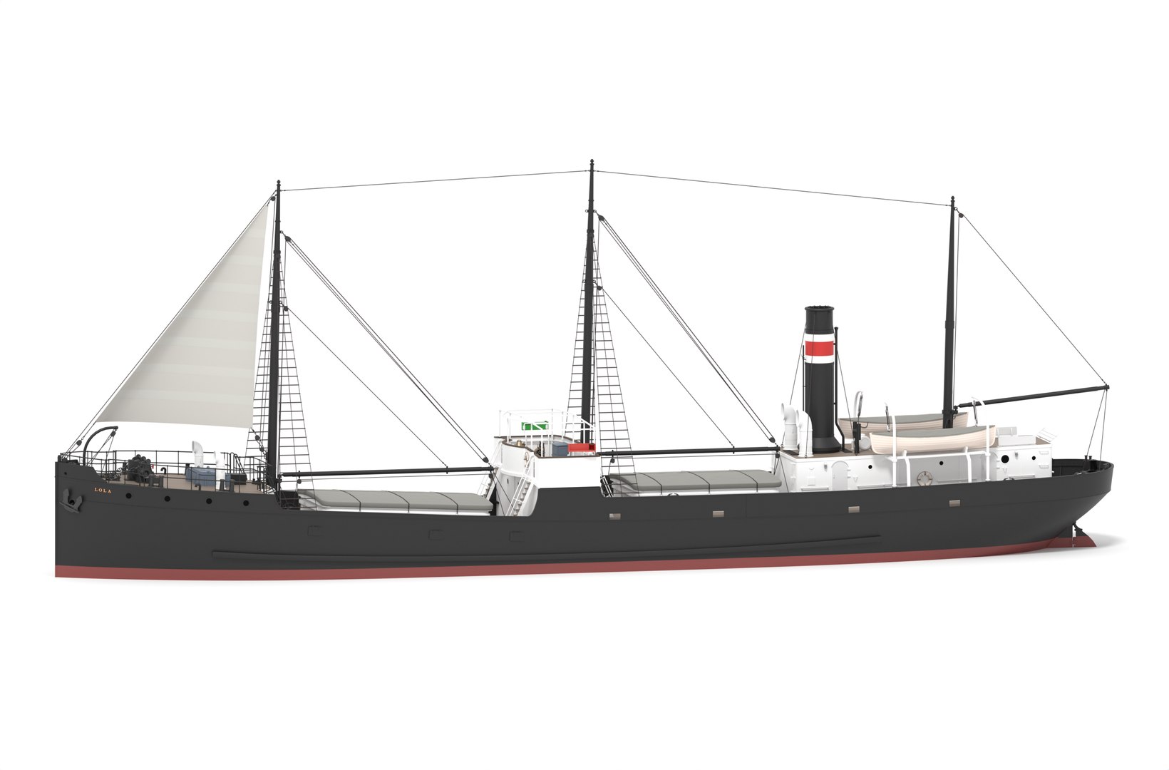 Steam Coaster 3D Model - TurboSquid 2124666
