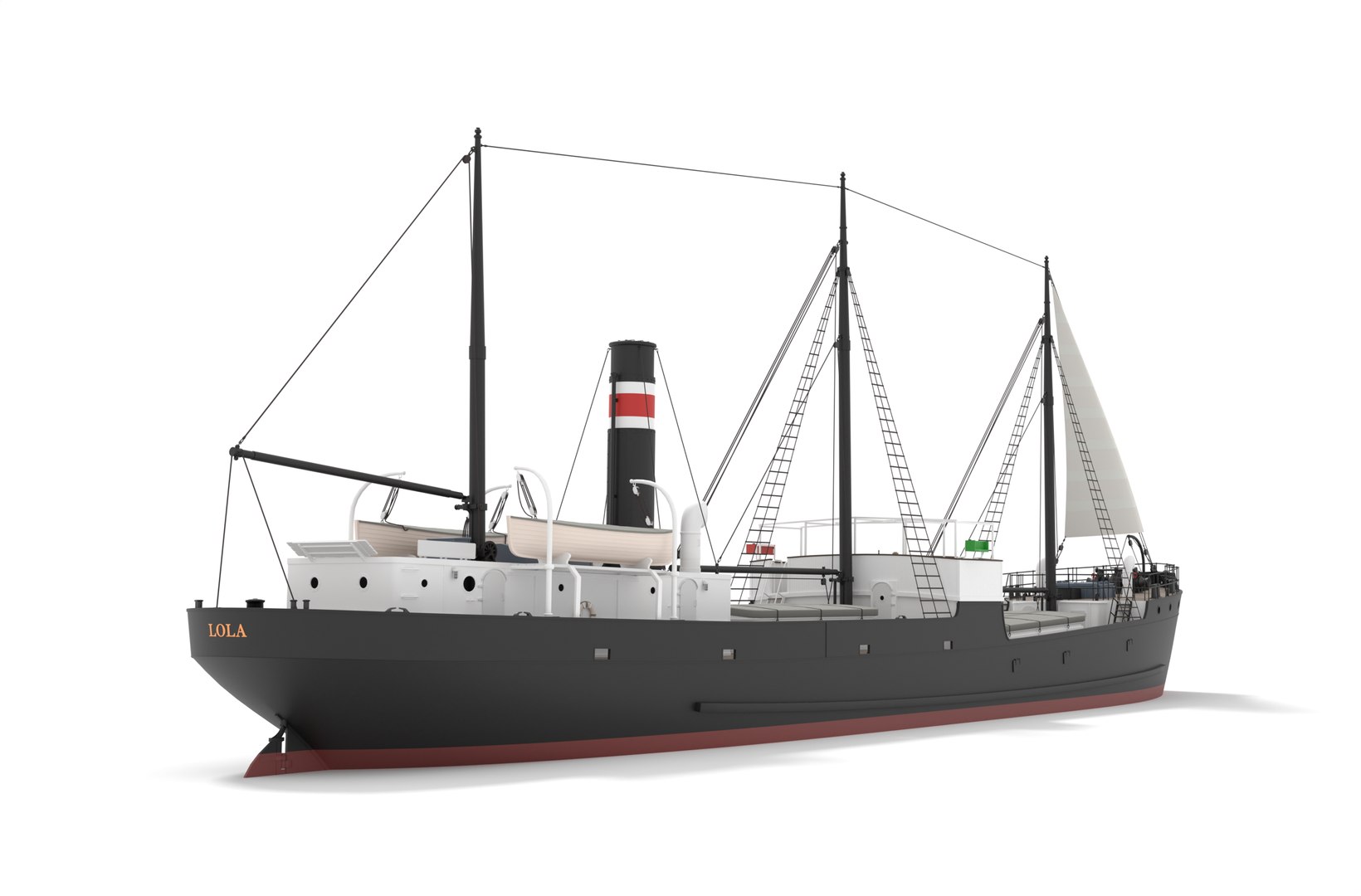 Steam Coaster 3D Model - TurboSquid 2124666
