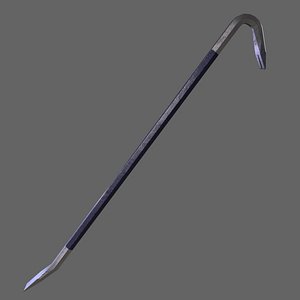 3D PBR Crowbar V1Blue