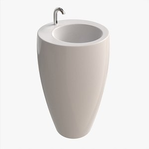3D Laufen Ilbagnoalessi Freestanding Washbasin