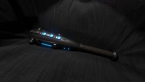 Futuristic Baseball Bat 3D