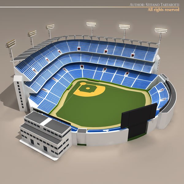 Baseball Stadium 3D Models for Download | TurboSquid