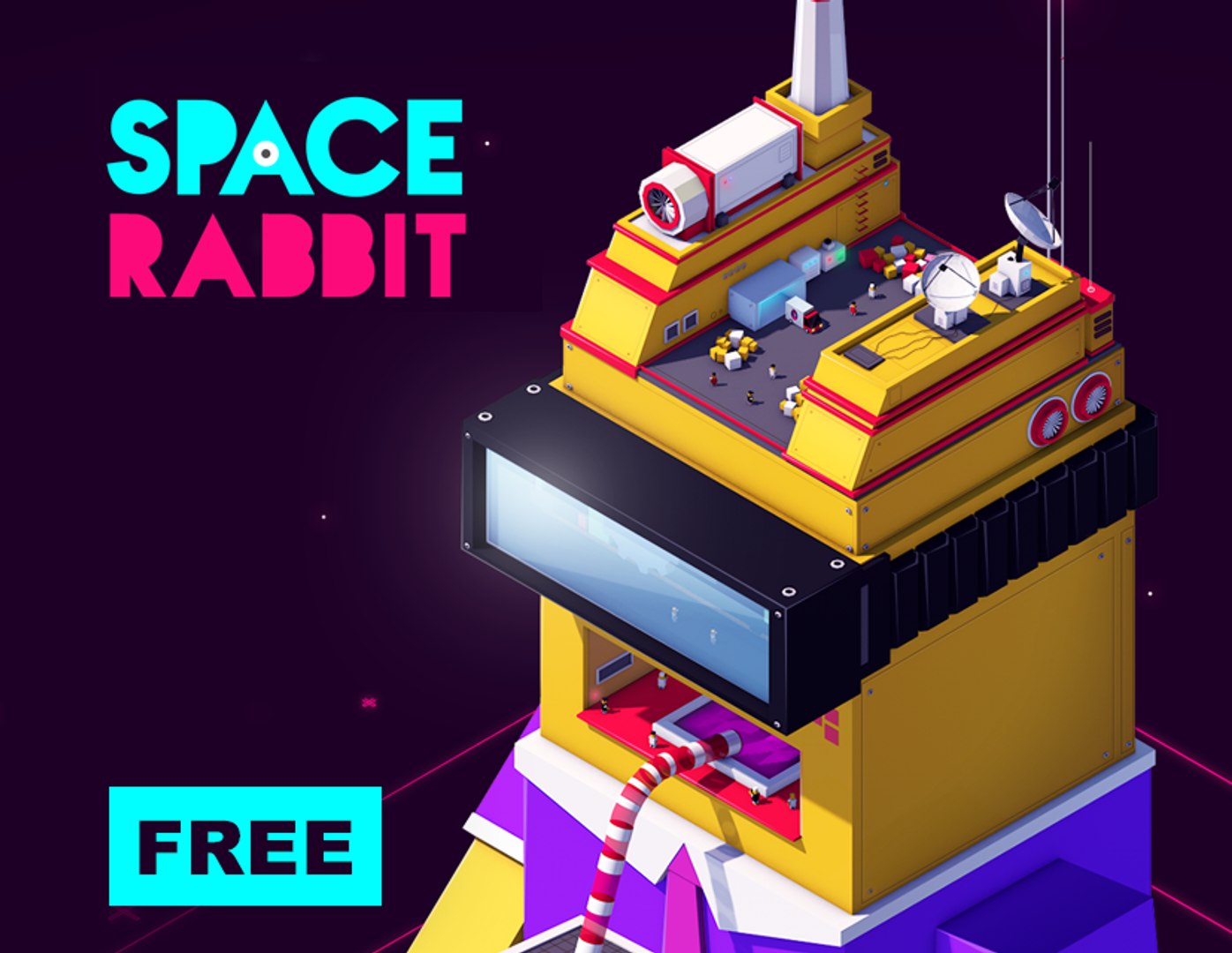 Free 3d Space Rabbit Model Turbosquid 1165434