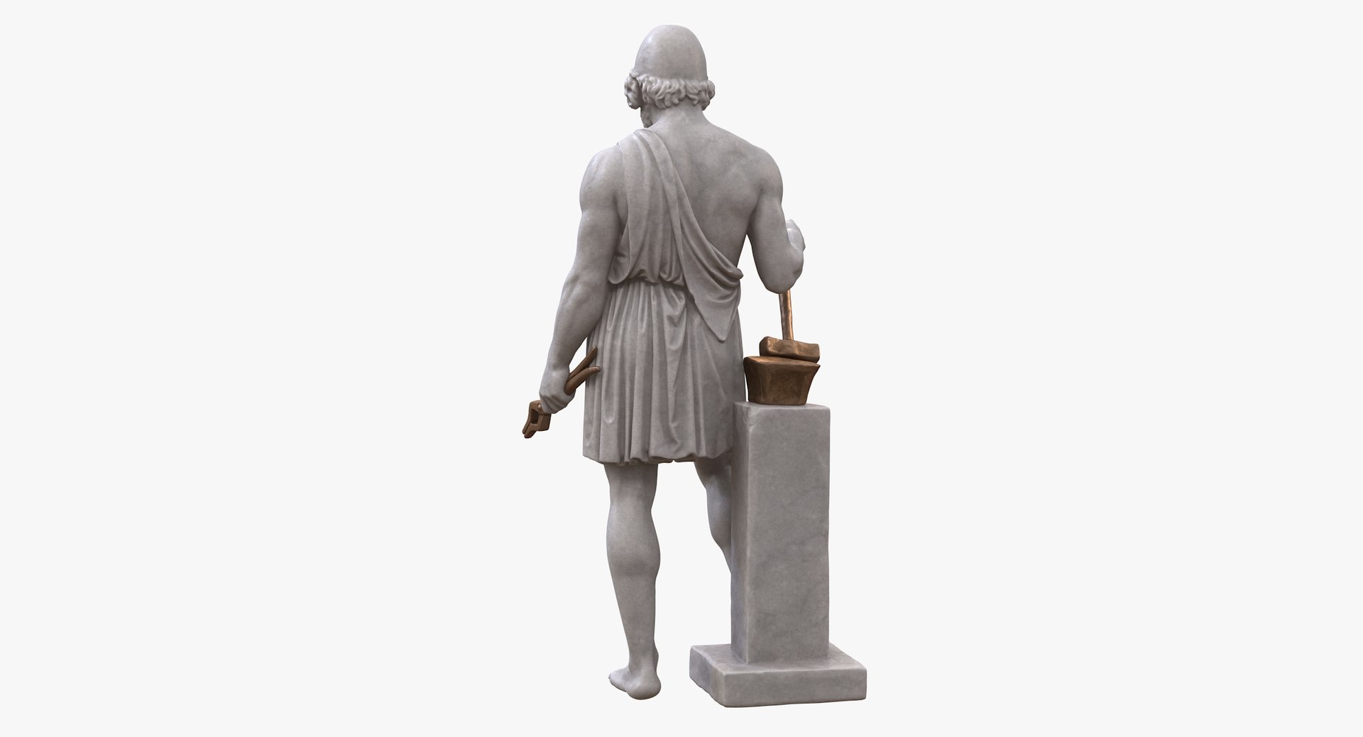3D Hephaestus Statue v2 - TurboSquid 2106297