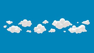 Clouds cartoon style