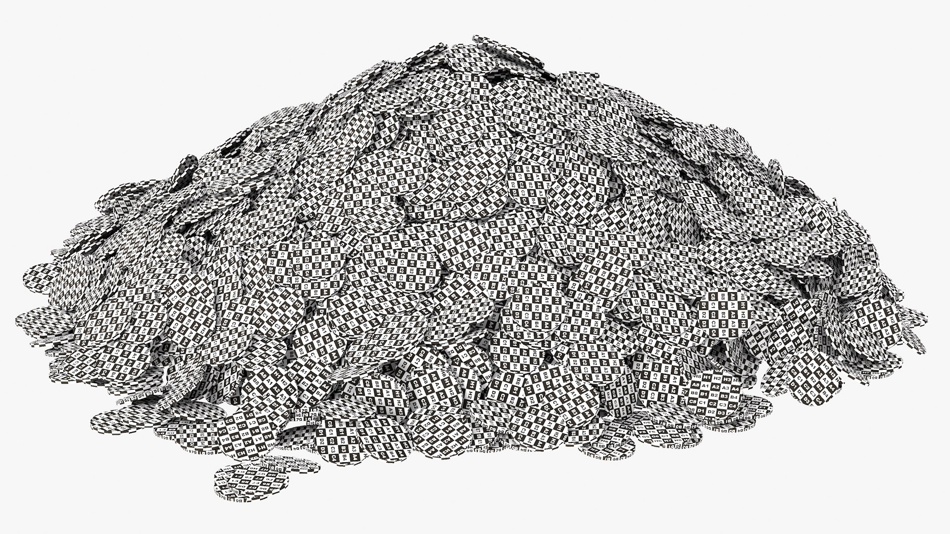 Small Dollar Coins Pile 3D Model - TurboSquid 1870551