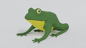 frog blender 3D model