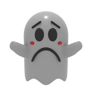 3D Sad Ghost model