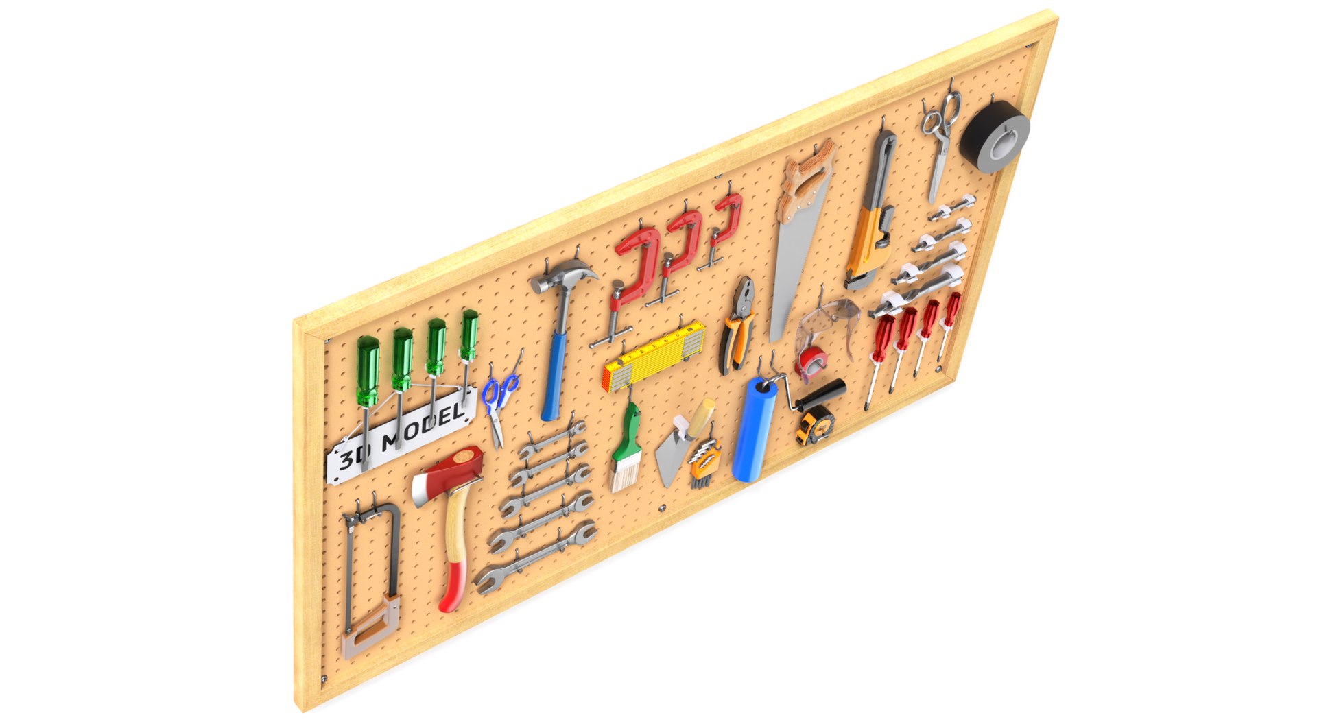 Pegboard with Tools model https://p.turbosquid.com/ts-thumb/mR/hsPj9W/dc/pegboardts03/png/1764058122/1920x1080/fit_q87/3c82f90848522358c424f6211d862cb1efd8bcd5/pegboardts03.jpg
