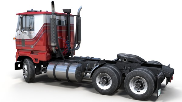 3D American cabover tractor PBR - TurboSquid 1789433