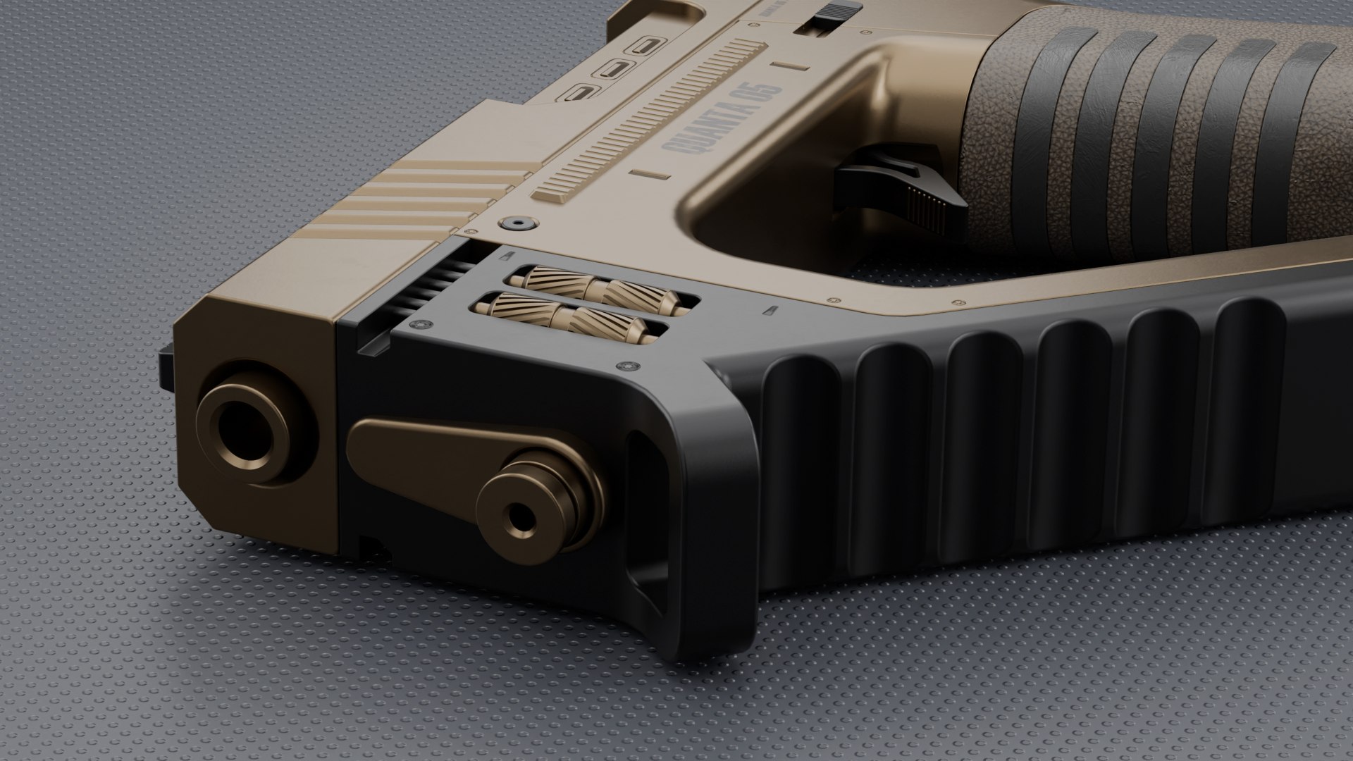 SciFi Concept Futuristic Handgun Brown Color 3D https://p.turbosquid.com/ts-thumb/mR/lj1v6S/ae/brown_gun7/png/1769319646/1920x1080/fit_q87/7c1a53fe4a8abca249af0b9da693470aadd0073b/brown_gun7.jpg