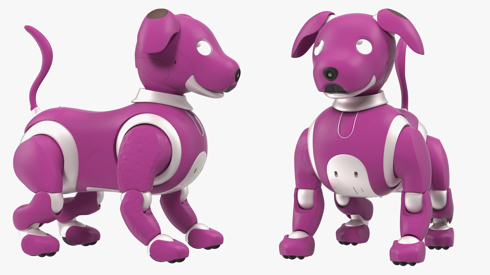 Robot Dog Generic Rigged for Cinema 4D 3D model preview