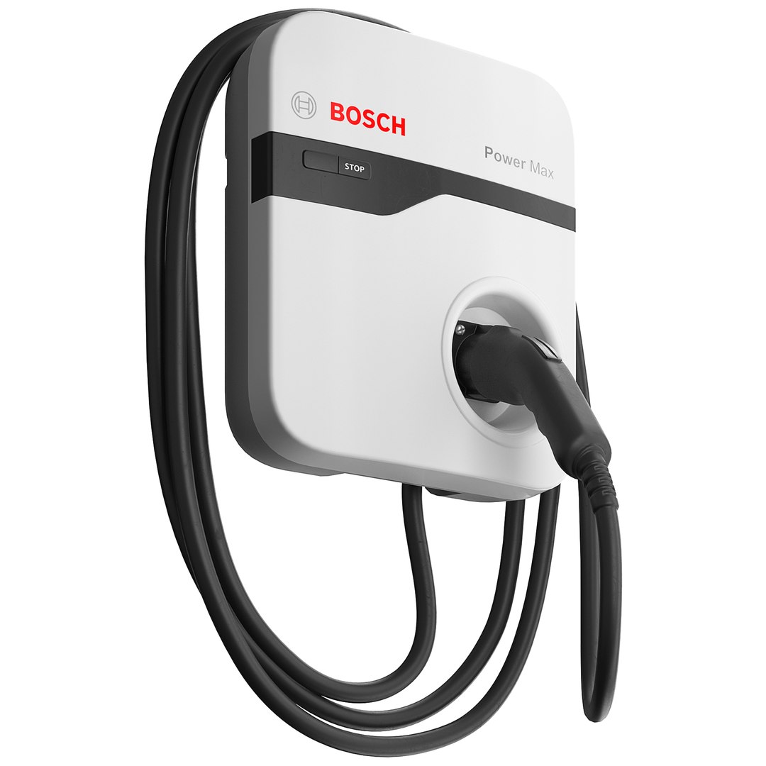 3D Model Bosch Electric Car Power Max Charging Station - TurboSquid 2228295