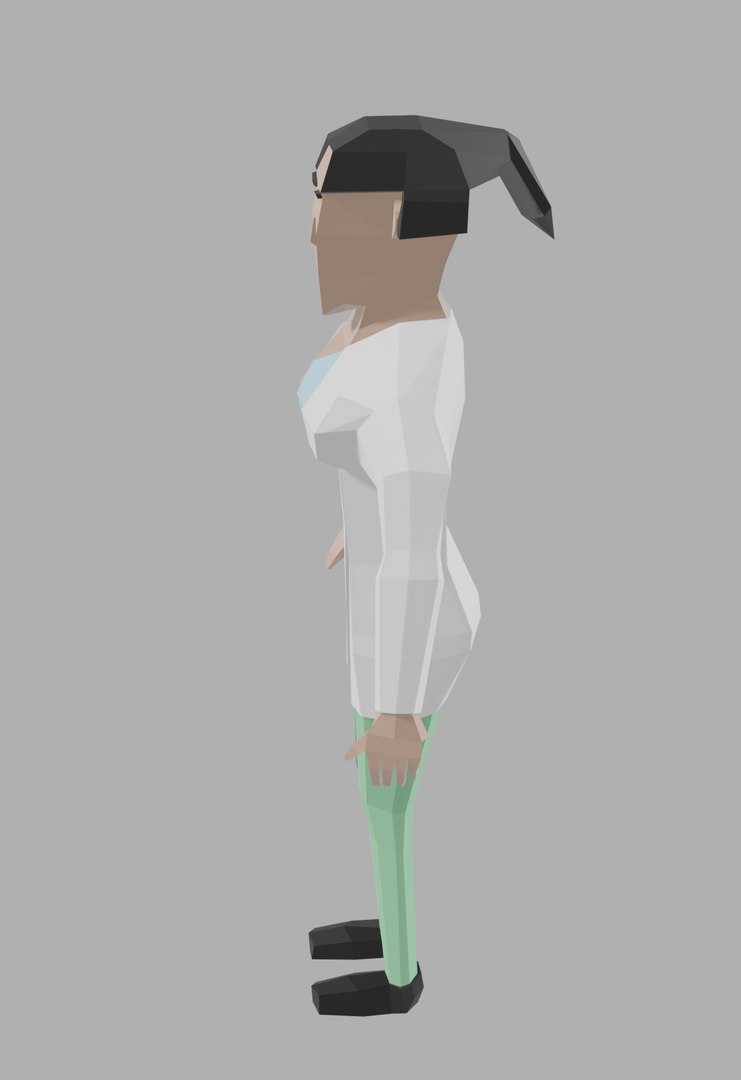 Doctor Woman Rigged Unity 3D Model - TurboSquid 1566175