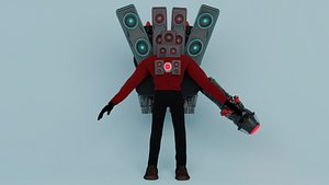 skibidi toilet speaker titan