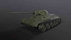 tank t34 3d obj