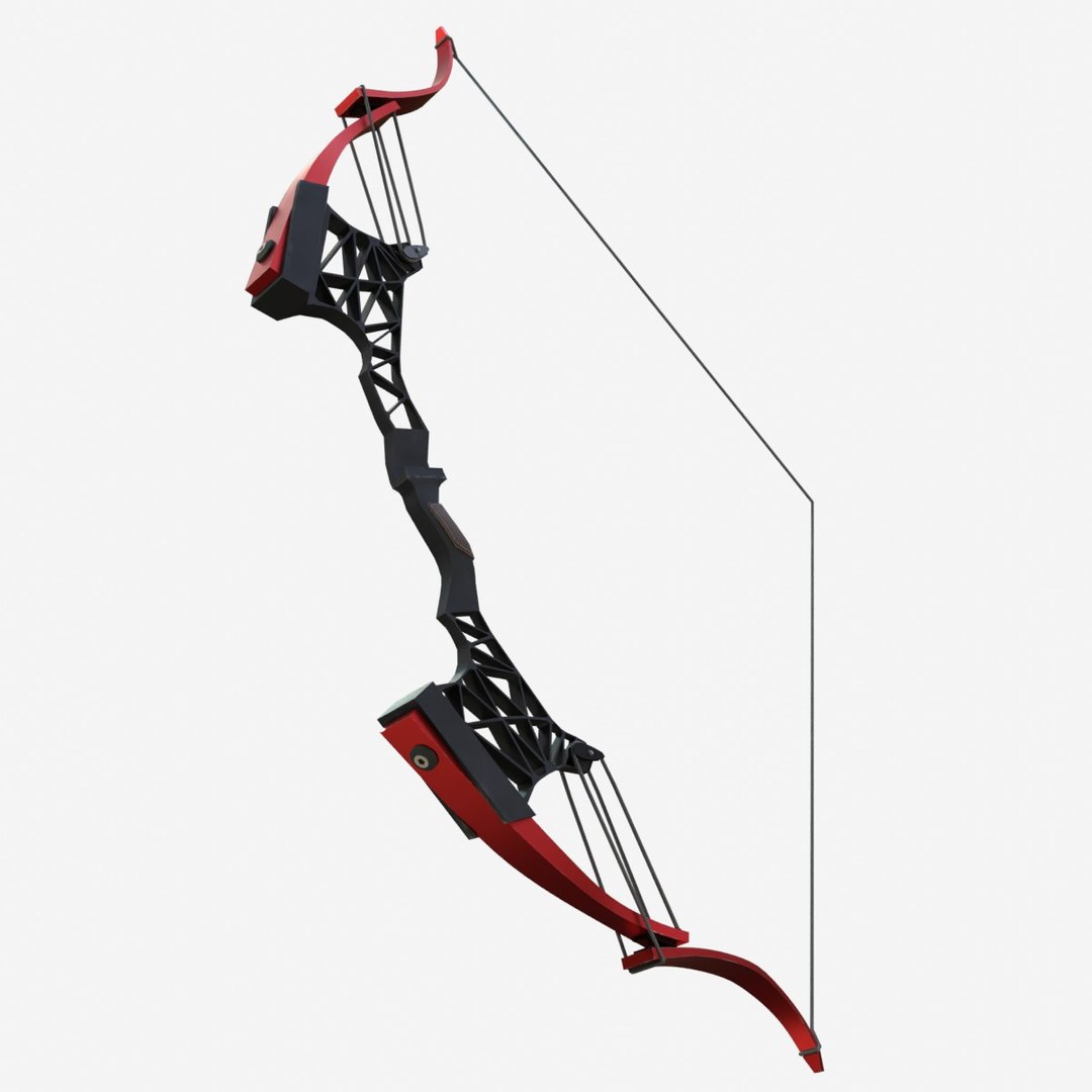 Compound Recurve Bow Game Ready 3D Model TurboSquid 2181891