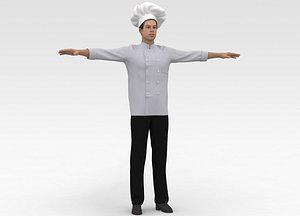 Male Chef model