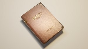Book low poly Model
