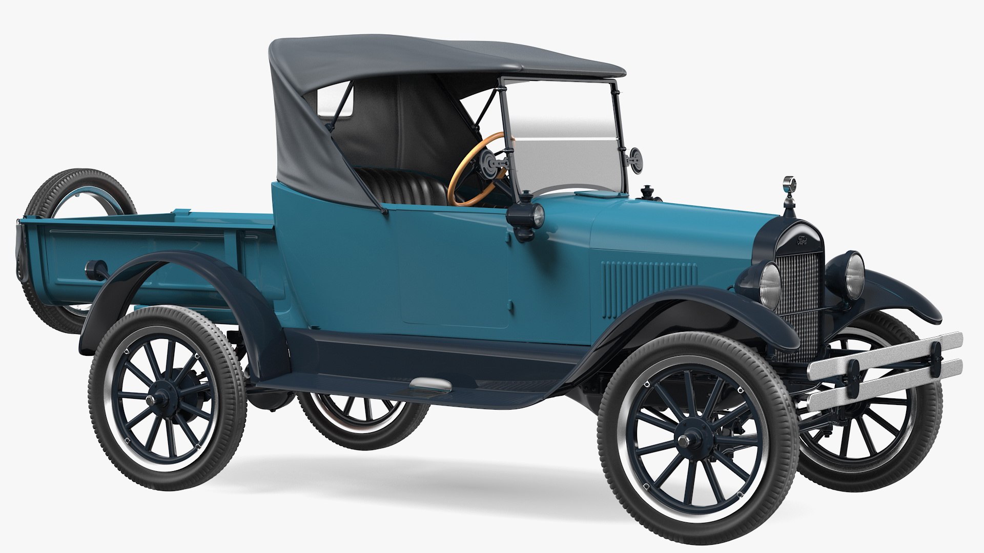 Ford Model T Roadster Pickup 1926 3D model preview