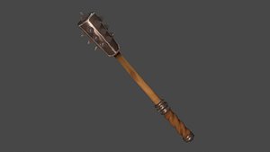 3D Medieval Mace