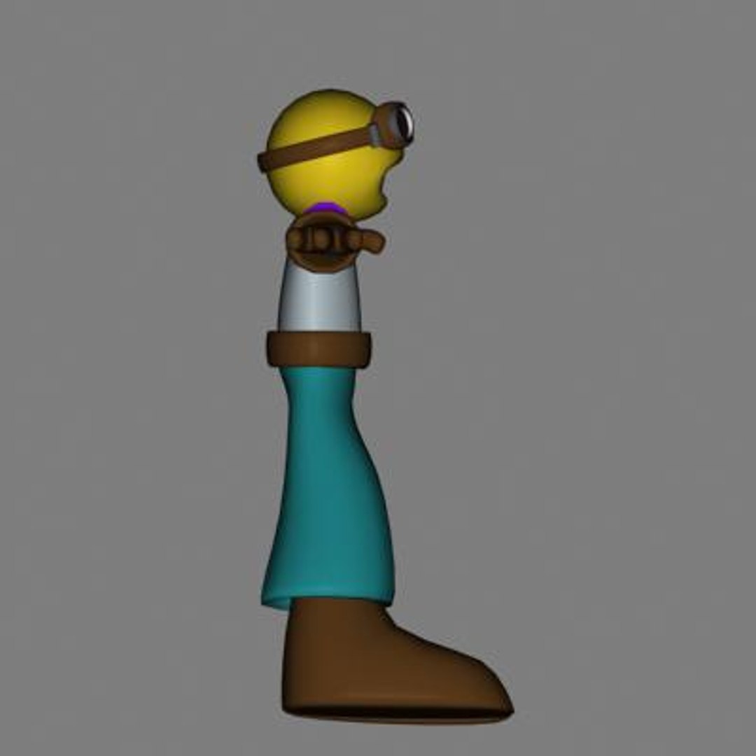 3d Model Male Cartoon Character