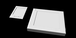 Sci-Fi Tablet Projector Gadgets untextured