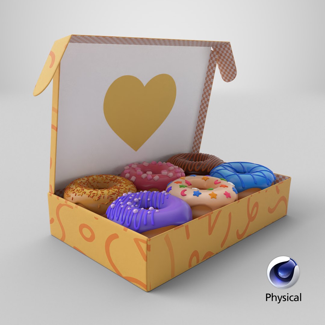 3D Box of Colorful Donuts Stylized model https://p.turbosquid.com/ts-thumb/mS/HCwpWb/Oe/stemcell_cinema_4d_physical_render/png/1739299891/1920x1080/fit_q87/a1a58e085fa3829cb89534b46c6edfe435ffc403/stemcell_cinema_4d_physical_render.jpg