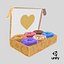 Box of Colorful Donuts Stylized