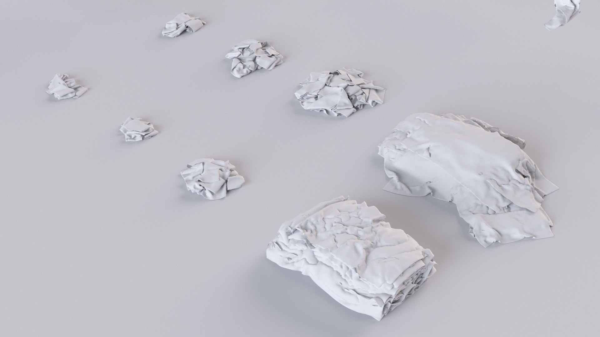 3D Piles Cloth Rag - TurboSquid 1650593
