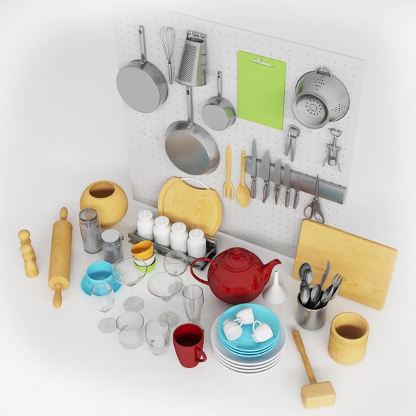 3D Kitchenware - TurboSquid 1818102