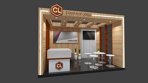 3D booth 366cm x 244cm